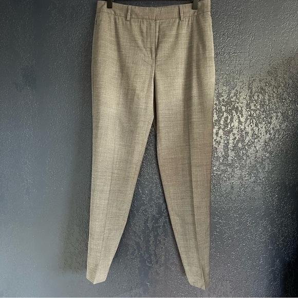 Theory Pants - Theory Gavran Submit Grey Wool Blend Trousers